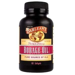 Barlean's, Borage Oil, 60 Softgels - HealthCentralUSA