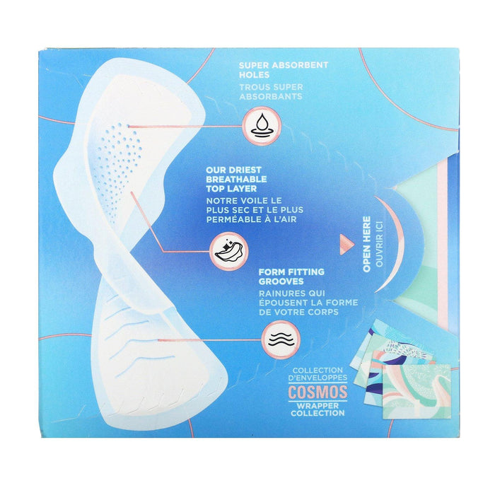 Always, Infinity Flex Foam with Wings, Size 1, Regular Flow, Unscented, 18 Pads - HealthCentralUSA