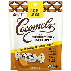 Cocomels, Organic, Coconut Milk Caramels, Coconut Sugar, 3 oz (85 g) - HealthCentralUSA
