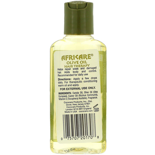 Cococare, Africare, Olive Oil Hair Therapy, 2 fl oz (60 ml) - HealthCentralUSA