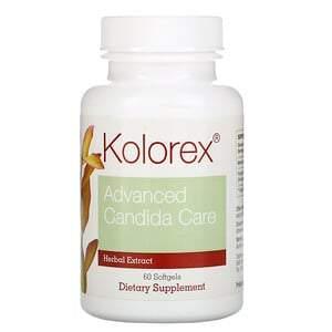 Kolorex, Advanced Candida Care, 60 Softgels - HealthCentralUSA
