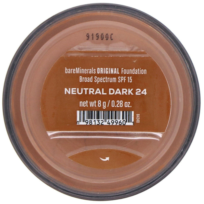 bareMinerals, Original Foundation, SPF 15, Neutral Dark 24, 0.28 oz (8 g) - HealthCentralUSA