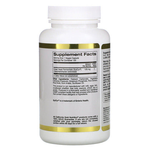 California Gold Nutrition, Children's Epicor, 125 mg, 120 Veggie Capsules - HealthCentralUSA