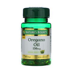 Nature's Bounty, Oregano Oil, 150 mg, 90 Softgels - HealthCentralUSA
