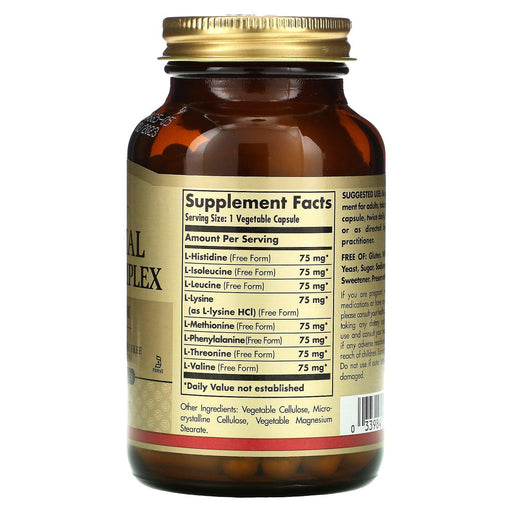 Solgar, Essential Amino Complex, 90 Vegetable Capsules - HealthCentralUSA