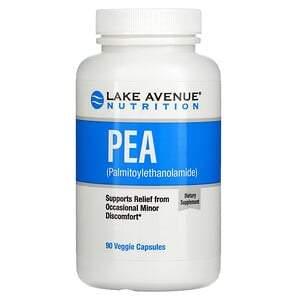 Lake Avenue Nutrition, PEA (Palmitoylethanolamide), 300 mg, 90 Veggie Capsules - HealthCentralUSA