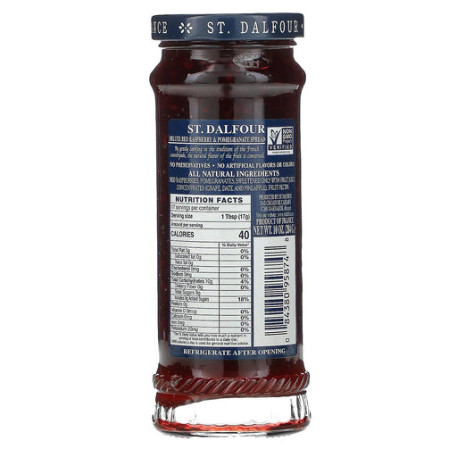 St. Dalfour, Deluxe Red Raspberry & Pomegranate Spread, 10 oz (284 g) - HealthCentralUSA