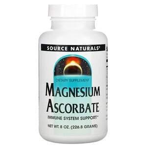 Source Naturals, Magnesium Ascorbate, 8 oz (226.8 g) - HealthCentralUSA