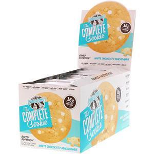 Lenny & Larry's, The COMPLETE Cookie, White Chocolaty Macadamia, 12 Cookies, 4 oz (113 g) Each - HealthCentralUSA