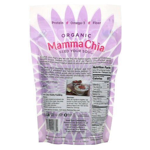 Mamma Chia, Organic Chia Seed, 12 oz (340 g) - HealthCentralUSA