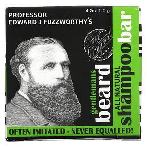 Professor Fuzzworthy's, Gentlemans Beard Shampoo Bar with Apple Cider Vinegar , 4.2 oz (120 g) - HealthCentralUSA