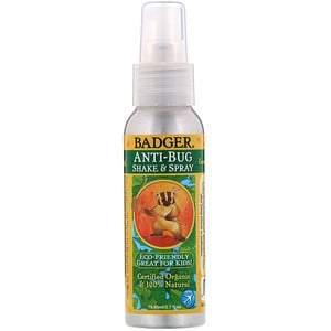 Badger Company, Anti-Bug, Shake & Spray, 2.7 fl oz (79.85 ml) - HealthCentralUSA