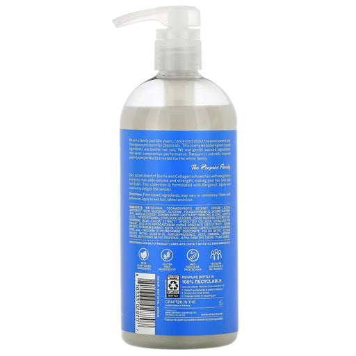 Renpure, Biotin & Collagen Shampoo, 24 fl oz (710 ml) - HealthCentralUSA