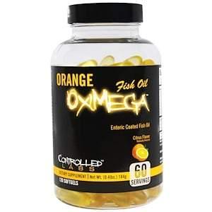 Controlled Labs, Orange OxiMega Fish Oil, Citrus Flavor, 120 Softgels - HealthCentralUSA
