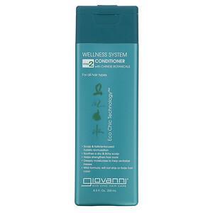 Giovanni, Wellness System Conditioner with Chinese Botanicals, For All Hair Types, Step 2, 8.5 fl oz (250 ml) - HealthCentralUSA
