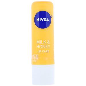 Nivea, Lip Care, Milk & Honey, 0.17 oz (4.8 g) - HealthCentralUSA
