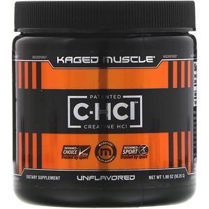 Kaged Muscle, Patented C-HCI, Creatine HCI, Unflavored, 1.98 oz (56.25 g) - HealthCentralUSA