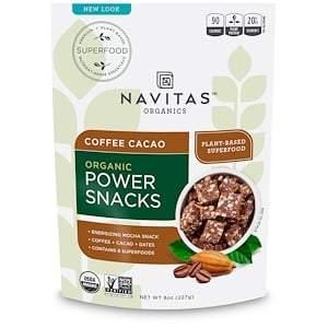 Navitas Organics, Organic Power Snacks, Coffee Cacao, 8 oz (227 g) - HealthCentralUSA