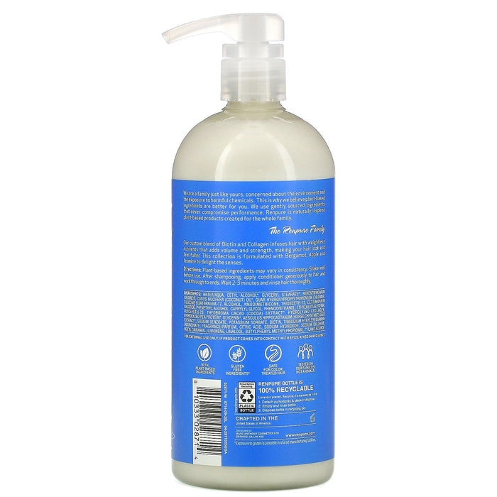 Renpure, Biotin & Collagen Conditioner, 24 fl oz (710 ml) - HealthCentralUSA