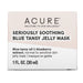 Acure, Seriously Soothing, Blue Tansy Jelly Beauty Mask, 1 fl oz (30 ml) - HealthCentralUSA