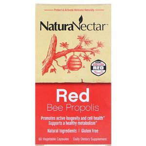 NaturaNectar, Red Bee Propolis, 60 Vegetable Capsules - HealthCentralUSA