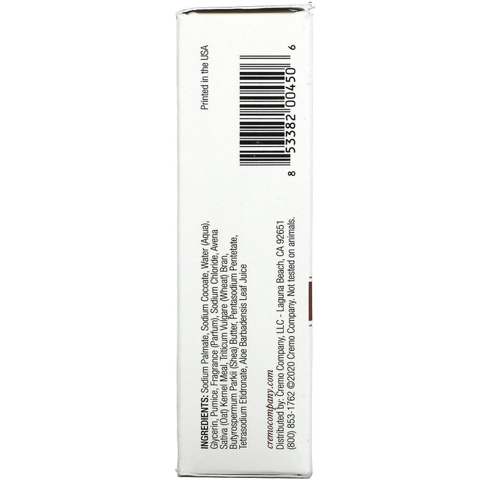 Cremo, Exfoliating Body Bar, No. 08, Bourbon & Oak, 6 oz (170 g) - HealthCentralUSA