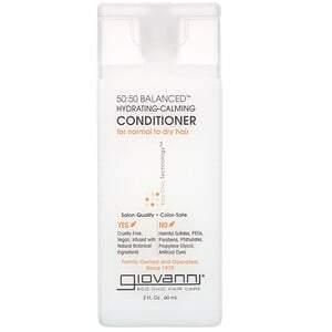 Giovanni, 50:50 Balanced, Hydrating-Calming Conditioner, For Normal to Dry Hair, 2 fl oz (60 ml) - HealthCentralUSA