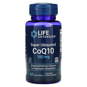 Life Extension, Super Ubiquinol CoQ10, 100 mg, 60 Softgels - HealthCentralUSA