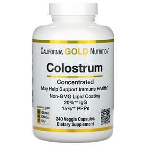 California Gold Nutrition, Colostrum, Concentrated, 240 Capsules - HealthCentralUSA