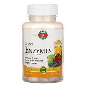 KAL, Super Enzymes, 60 Tablets - HealthCentralUSA
