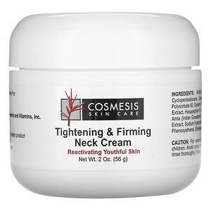 Life Extension, Cosmesis Skin Care, Tightening & Firming Neck Cream, 2 oz. (56 g) - HealthCentralUSA