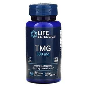 Life Extension, TMG, 500 mg, 60 Liquid Vegetarian Capsules - HealthCentralUSA