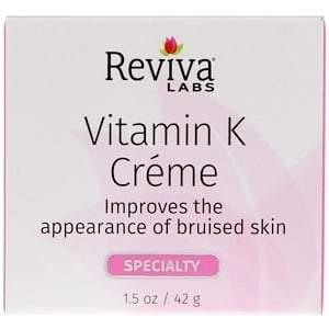 Reviva Labs, Vitamin K Creme, 1.5 oz (42 g) - HealthCentralUSA