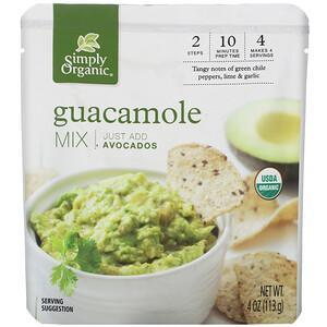 Simply Organic, Organic Guacamole Mix, 4 oz (113 g) - HealthCentralUSA