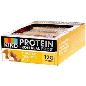 KIND Bars, Protein Bars, Toasted Caramel Nut, 12 Bars, 1.76 oz (50 g) Each - HealthCentralUSA