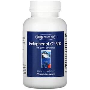 Allergy Research Group, Polyphenol-C 500 with Berry Polyphenols, 90 Vegetarian Capsules - HealthCentralUSA