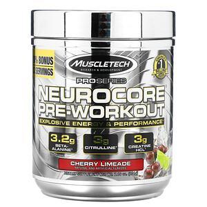 Muscletech, Pro Series, Neurocore, Pre-Workout, Cherry Limeade, 7.19 oz (204 g) - HealthCentralUSA