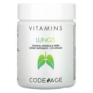 CodeAge, Vitamins, Lungs, 90 Capsules - HealthCentralUSA