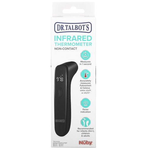 Dr. Talbot's, Infrared Thermometer, Black, 1 Thermometer - HealthCentralUSA