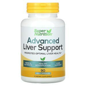 Super Nutrition, Advanced Liver Support, 90 Veg Capsules - HealthCentralUSA