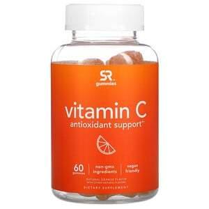 Sports Research, Vitamin C, Natural Orange, 60 Gummies - HealthCentralUSA
