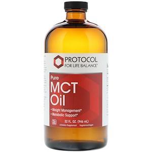 Protocol for Life Balance, Pure MCT Oil, 32 fl oz (946 ml) - HealthCentralUSA