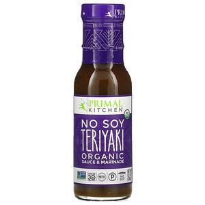 Primal Kitchen, Organic No Soy Teriyaki Sauce & Marinade, 8.5 oz (241 g) - HealthCentralUSA