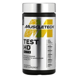 Muscletech, Test HD, Elite, 120 Capsules - HealthCentralUSA