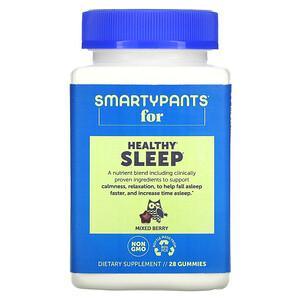 SmartyPants, Healthy Sleep, Mixed Berry, 28 Gummies - HealthCentralUSA