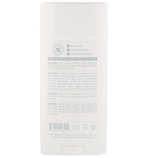 Schmidt's, Natural Deodorant, Charcoal + Magnesium, 3.25 oz (92 g) - HealthCentralUSA