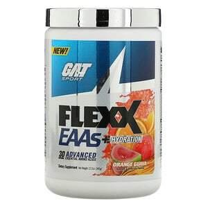 GAT, Flexx EAAs + Hydration, Orange Guava, 12.2 oz (345 g) - HealthCentralUSA