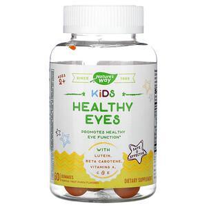 Nature's Way, Kid's, Healthy Eyes, Ages 2+, Tropical Fruit Punch , 60 Gummies - HealthCentralUSA
