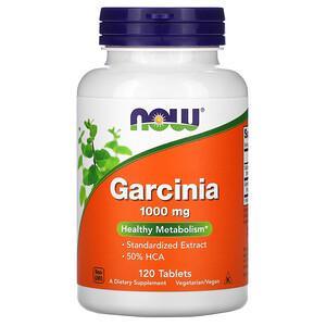 Now Foods, Garcinia, 1,000 mg, 120 Tablets - HealthCentralUSA