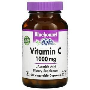Bluebonnet Nutrition, Vitamin C, 1,000 mg, 90 Vegetable Capsules - HealthCentralUSA
